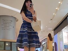 CSCD_A_stunningly_beautiful_woman_in_a_blue_dress Cosplay Queen Tsubasa's Wild Night-Hardcore Adventures Await!