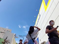 n4 Natsume vs. Nana-Explicit Public Finger Showdown in JAV!