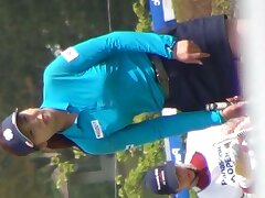 Golf003 Sensual Skill-Talented Girl Masterfully Fingers His Asshole & Cock