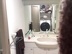 483DAM-040 Hitomi's Porn Night-Watching & Self-Pleasing to Ecstasy