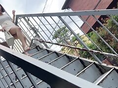 748SPAY-280 Toilet Cleaner's Steamy Encounter-Unexpected Pleasure After Duty