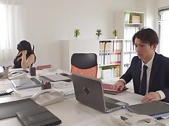 JUQ-171 Raw Fun-Japanese Chick's Hairy Pussy Gets Fingered Wildly!