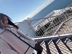 230ORECO-183 Bound Asian Beauty-Intense Dildo Action on Her Hairy Pussy!