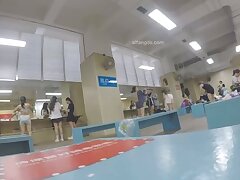 Female_swimmers_changing_into_their_swimsuits Kinky Asian Nights-Sultry Hiyori Sueyoshi's Seductive Spell