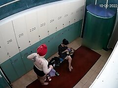 Water_Park_Locker_Room Pregnant Misuzu Kousaka in Lingerie-Toy Play Fantasy