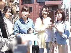 AP-448 Naughty Japanese Teens Share Steamy Saliva in Hot Blowjob Adventure