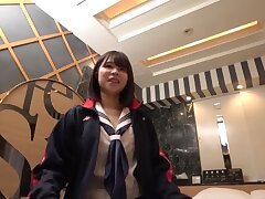 534CRT-042 Passionate Flight Attendant Tempts Passenger in Tight Uniform