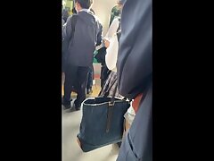 FTH-076 Sizzling Seductress Grips Firmly, Driving Him Wild with Pleasure